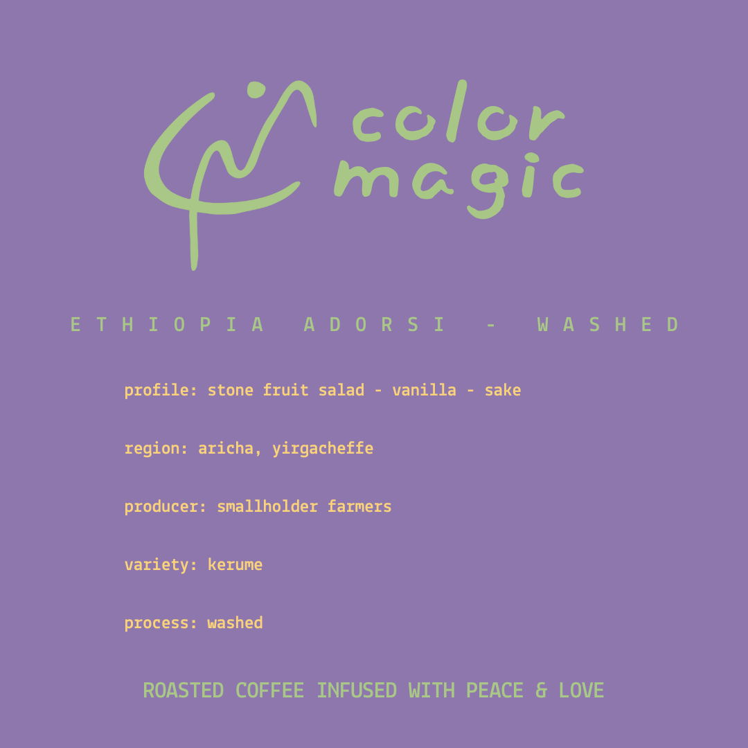 Ethiopia Adorsi - Washed