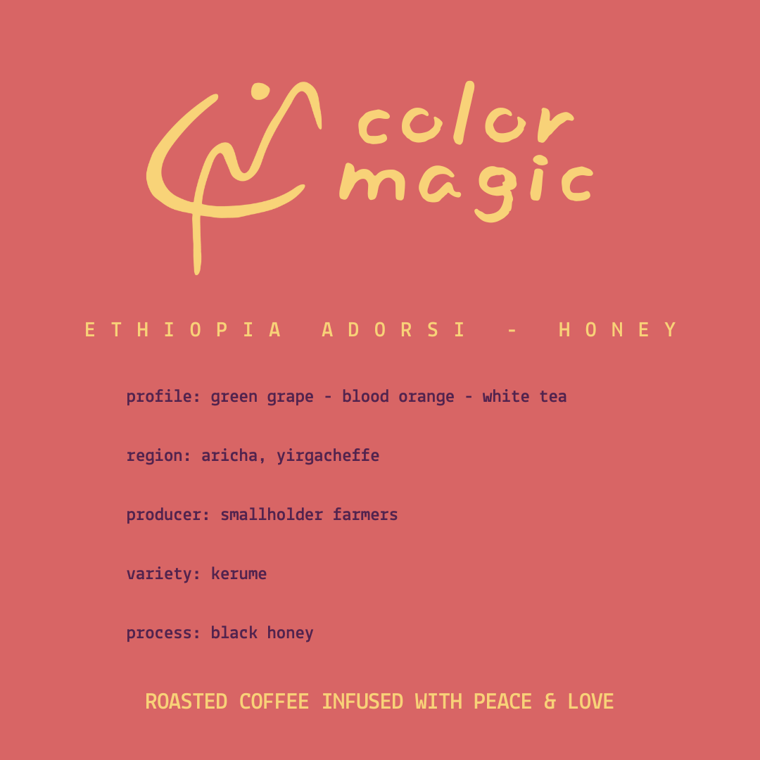 Ethiopia Adorsi - Honey