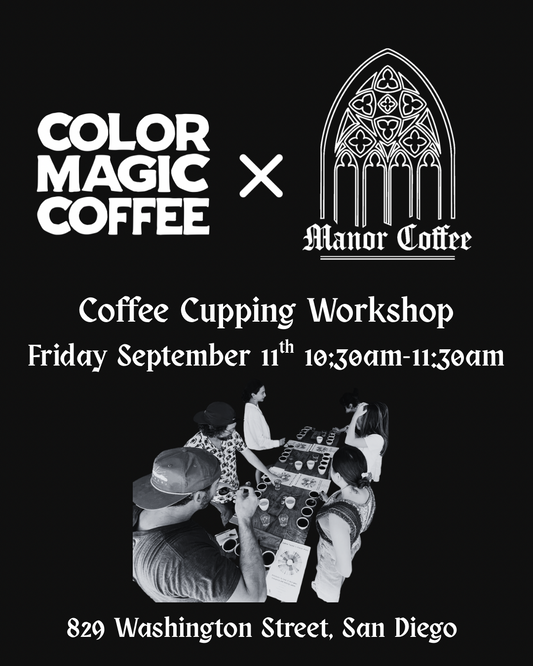 Coffee Cupping Workshop - Hosted by Manor Coffee Bar