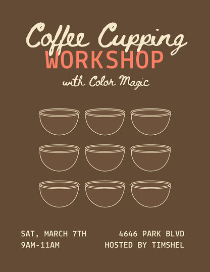 Coffee Cupping Workshop - Hosted by Timshel