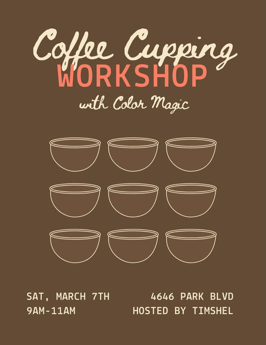 Coffee Cupping Workshop - Hosted by Timshel